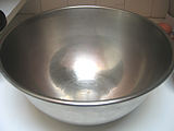 Bassine "cul de poule"