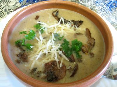 Velouté de cèpes à la landaise et son béret - 27.3
