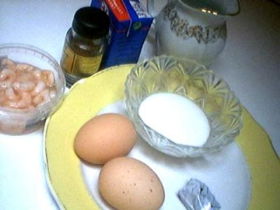 Ingrédients pour la recette : Sauce pâtissière aux crevettes