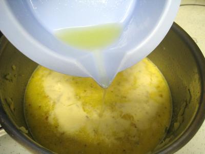 Coupelles de crêpes farcies aux encornets - 17.3