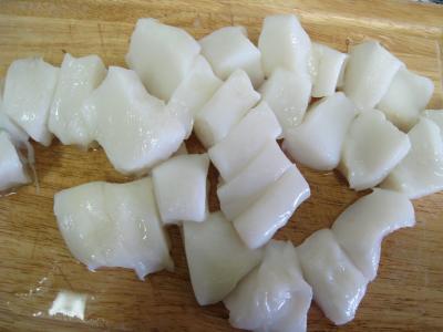 Coupelles de crêpes farcies aux encornets - 7.2