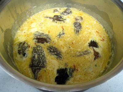 Noix de Saint-Jacques aux morilles et à la purée de marrons - 14.3