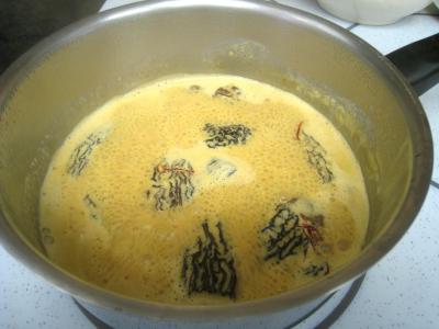 Noix de Saint-Jacques aux morilles et à la purée de marrons - 15.3