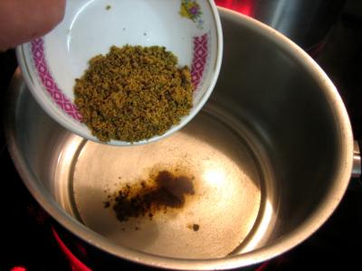 Chapon aux pommes et légumes avec sauce au champagne et armagnac - 15.2