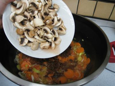 Feuilletés de ris de veau et champignons - 21.4