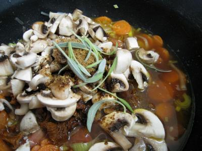Feuilletés de ris de veau et champignons - 23.2