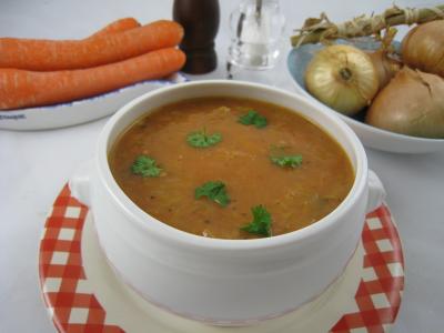 Au micro-ondes : Velouté de tomates et de chou