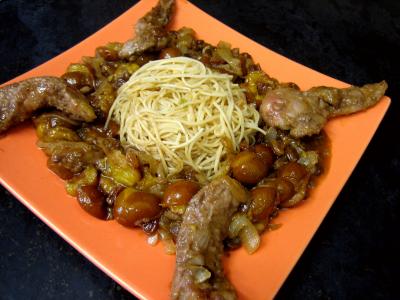 Aiguillettes de canard aux mirabelles - 13.1