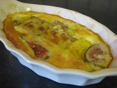Image : Flans de foie gras aux panais et aux figues