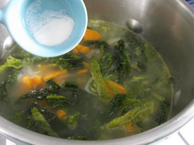 Velouté de chou aux crevettes - 14.2