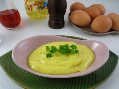 vinaigre de cidre : Sauce mayonnaise