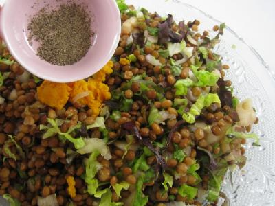 Foie gras aux lentilles et au vinaigre balsamique - 7.3
