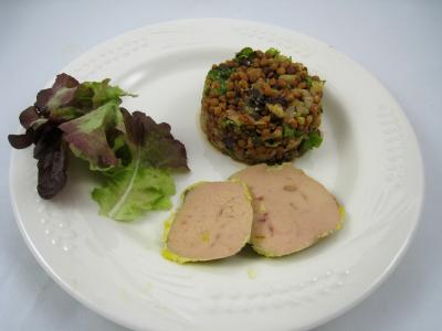 Foie gras aux lentilles et au vinaigre balsamique - 13.1