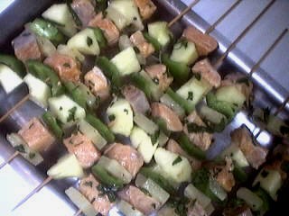 Brochettes de saumon à l'ananas - 8.1