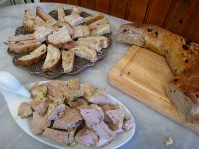 Image : Couronne aux châtaignes, noix et raisins secs