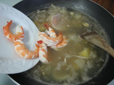 Image : Cotriade de thon et gambas au champagne