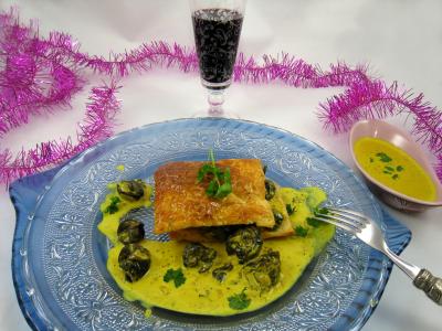 Image : Feuilleté d'escargots aux épices