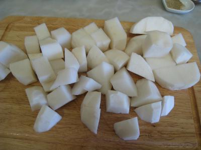 Coquelet au miel et sa purée de navets - 3.4