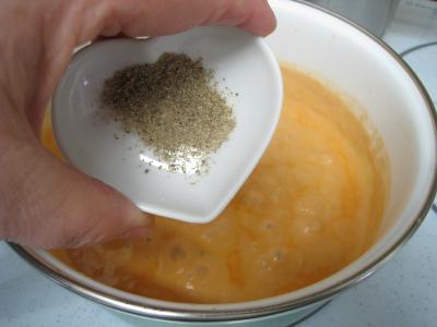 Flans de chou-fleur et sa sauce crémée - 6.1