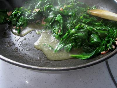 Galettes d'épinards aux oeufs de saumon - 4.2