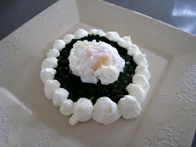 Galettes d'épinards aux oeufs de saumon - 10.1