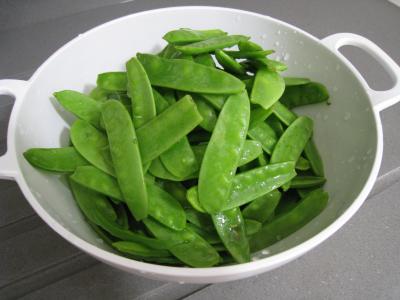 Aiguillettes à l'Amaretto et aux pois gourmands - 1.3