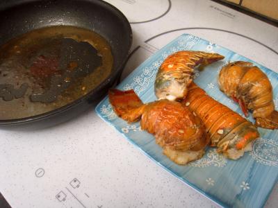 Asperges et queues de langoustes au whisky - 10.4