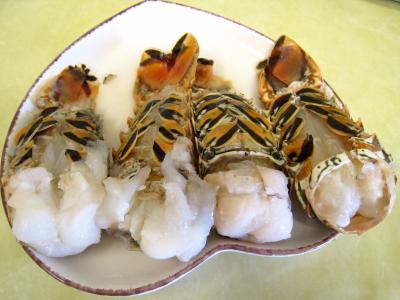 Asperges et queues de langoustes au whisky - 5.4