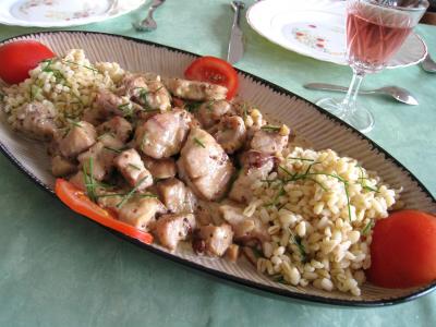 Image : Ris de veau au bourbon et aux amandes