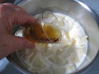 Aiguillettes de canard gras au coulis de pommes - 4.3