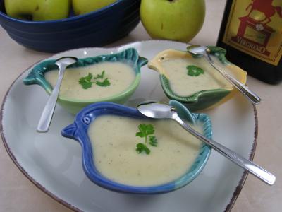 Image : Aiguillettes de canard gras au coulis de pommes