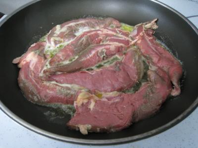 Aiguillettes de canard gras au coulis de pommes - 10.2