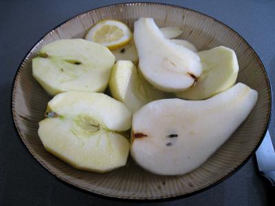 Pommes et poires caramélisées - 2.1