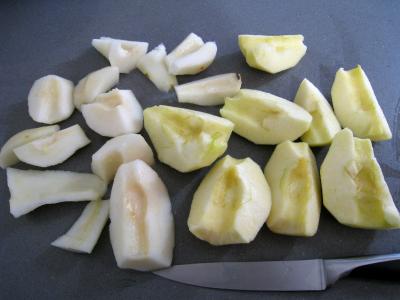 Pommes et poires caramélisées - 2.3