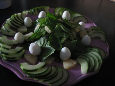 Salade de concombre et oeufs de caille - 5.3