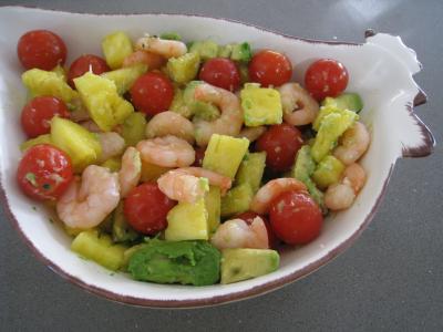 Salade à l'ananas exotique façon Pierrot - 7.2
