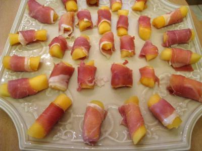 Amuse-bouche de melon et jambon - 3.3