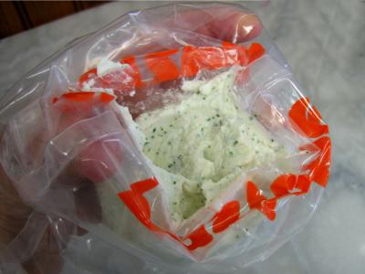 Amuse-bouche aux crudités et sa sauce "ricotta" - 10.4