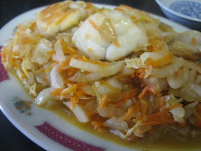 Image : Lotte à l'aigre douce façon chinoise
