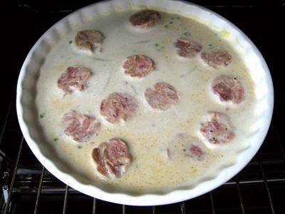 Andouillettes en clafoutis façon Lyonnaise - 6.2