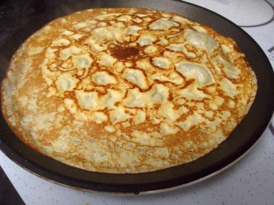 Image : Crêpes au fromage blanc et aux mûres