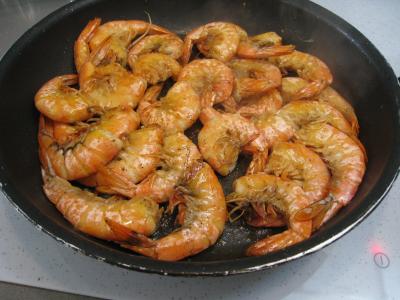 Crevettes à l'anis et sa sauce à l'orange - 7.4