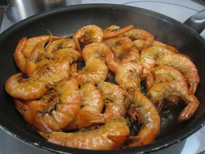 Crevettes à l'anis et sa sauce à l'orange - 8.2