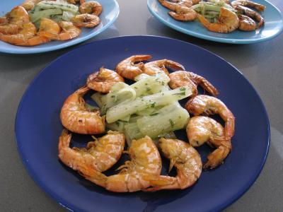 Crevettes à l'anis et sa sauce à l'orange - 10.2