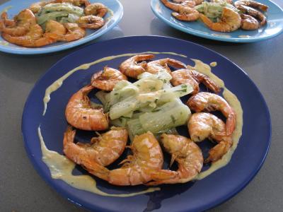 Crevettes à l'anis et sa sauce à l'orange - 10.3