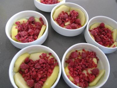 Apple crumble aux framboises et aux pommes - 7.4