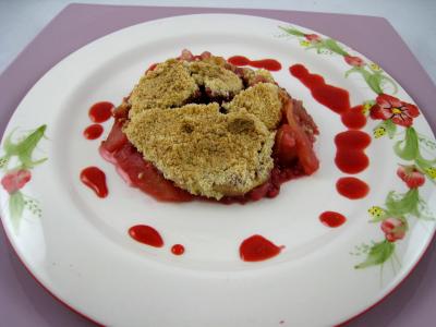 Apple crumble aux framboises et aux pommes - 9.4