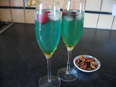 Image : Cocktail valentin au champagne