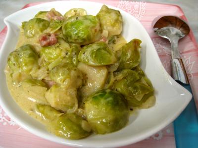 Image : Choux de Bruxelles à la crème