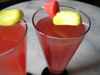 Image : Cocktail de liqueur de litchis